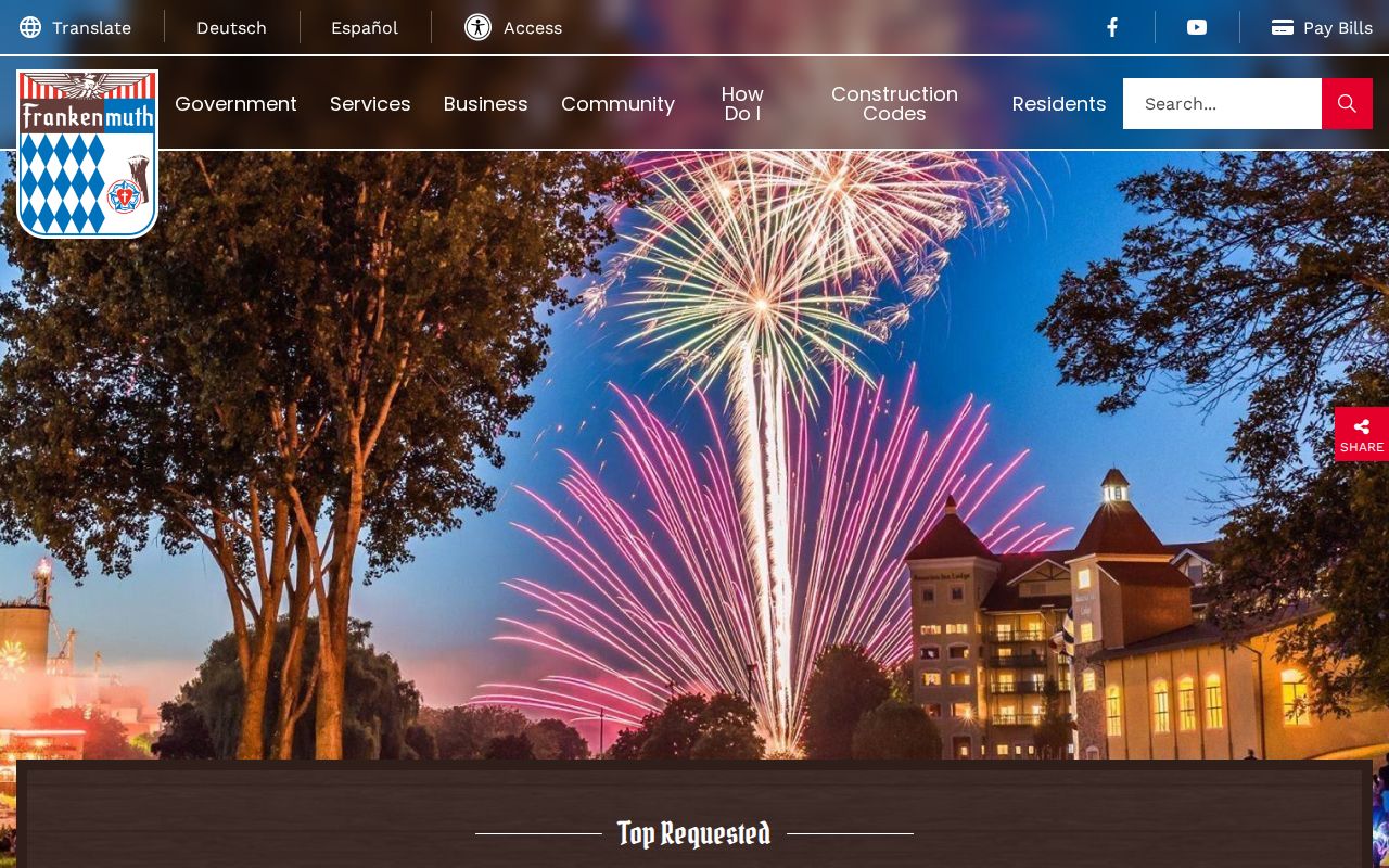 Official City of Frankenmuth website