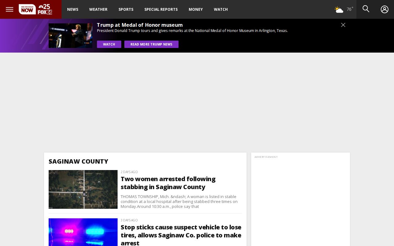 Mid-Michigan NOW Saginaw County topic page
